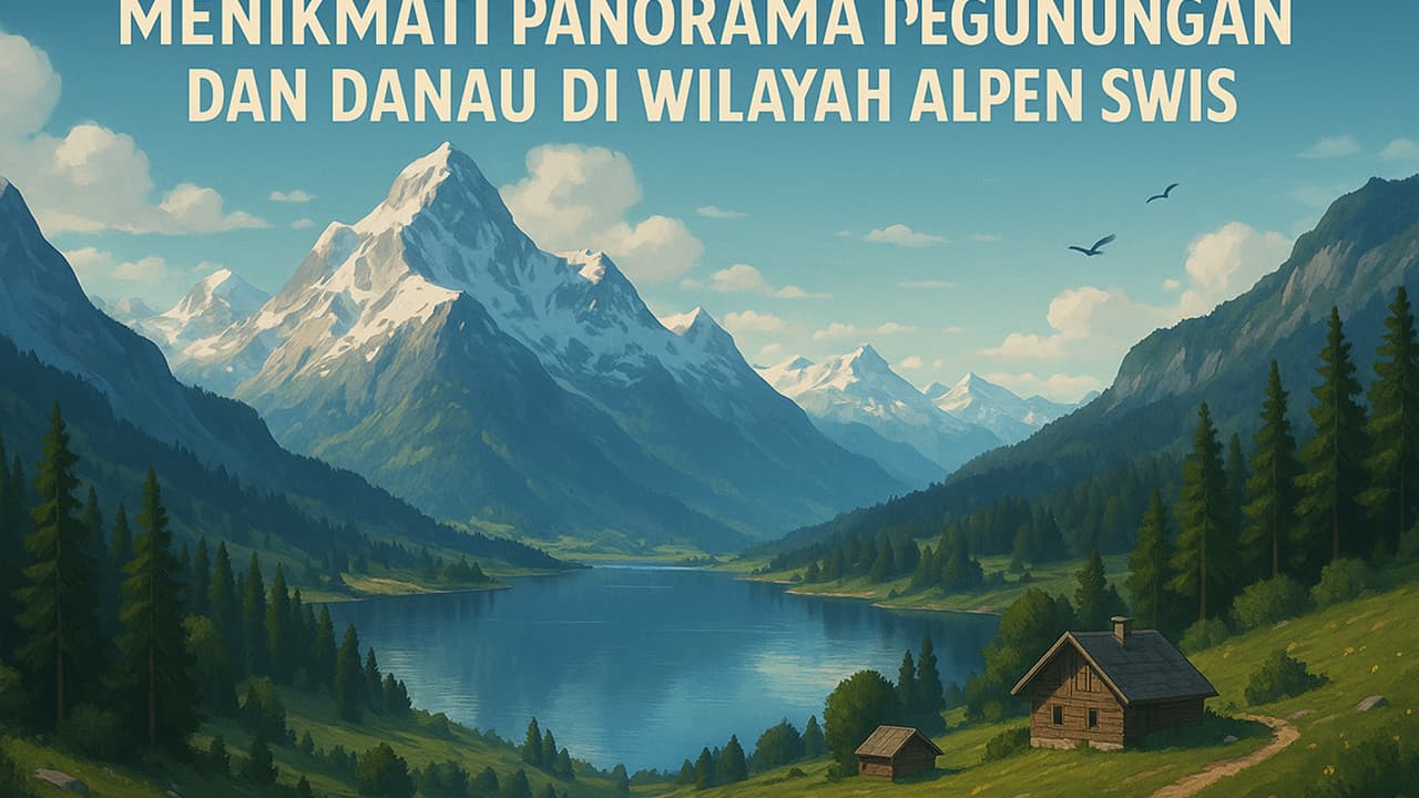 Menikmati Panorama Pegunungan dan Danau di Wilayah Alpen Swiss