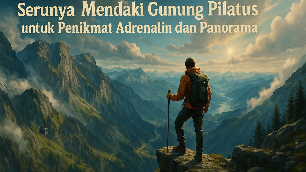 serunya mendaki gunung pilatus